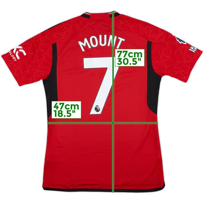 2023-24 Manchester United Home Shirt Mount #7 (M)