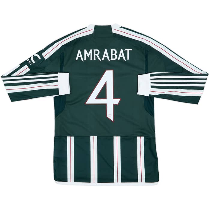 2023-24 Manchester United Away L/S Shirt Amrabat #4 (M)
