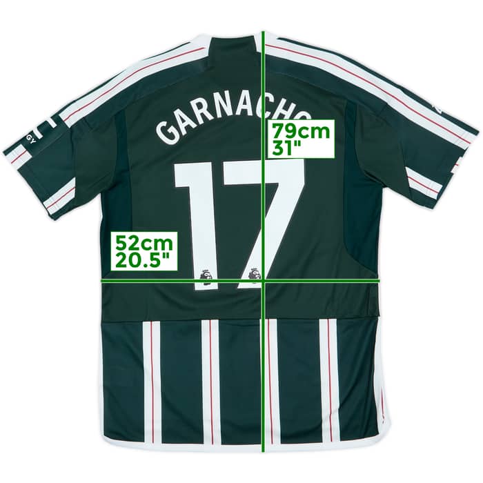2023-24 Manchester United Away Shirt Garnacho #17 (L)