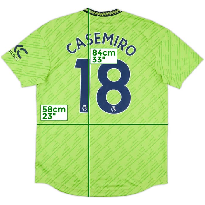 2022-23 Manchester United Authentic Third Casemiro #18 (L)