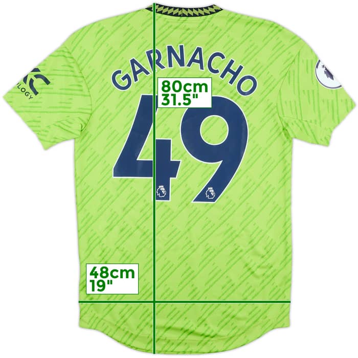 2022-23 Manchester United Authentic Third Garnacho #49 (S)