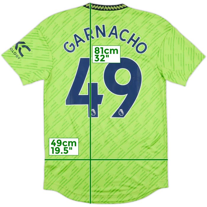 2022-23 Manchester United Authentic Third Garnacho #49 (S)