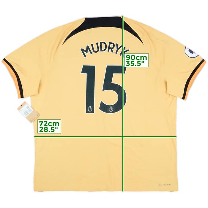2022-23 Chelsea Authentic Third Shirt Mudryk #15 (3XL)