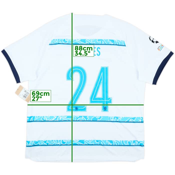 2022-23 Chelsea Away Shirt James #24 (XXL)