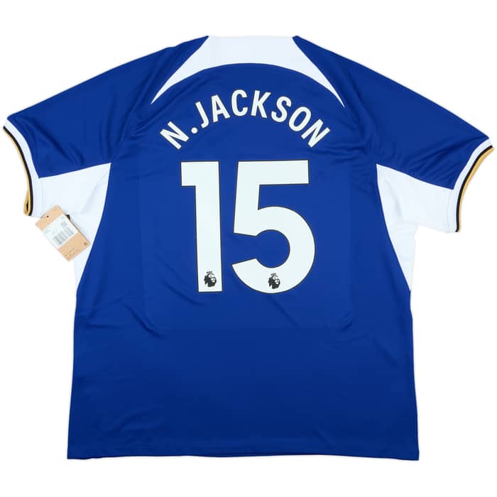 2023-24 Chelsea Home Shirt N. Jackson #15 (XXL)