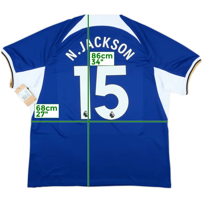 2023-24 Chelsea Home Shirt N. Jackson #15 (XXL)