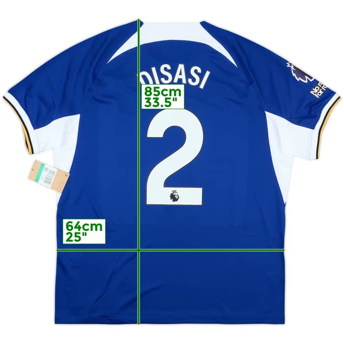 2023-24 Chelsea Home Shirt Disasi #2 (XL)