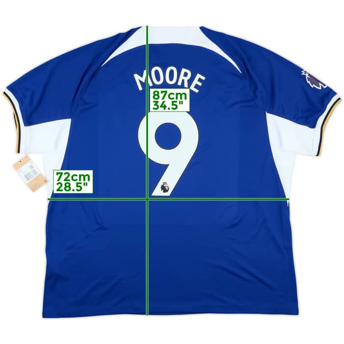 2023-24 Chelsea Home Shirt Moore #9 (3XL)