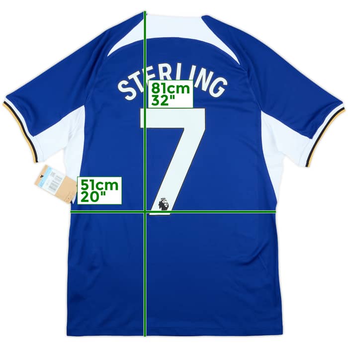 2023-24 Chelsea Home Shirt Sterling #7 (M)