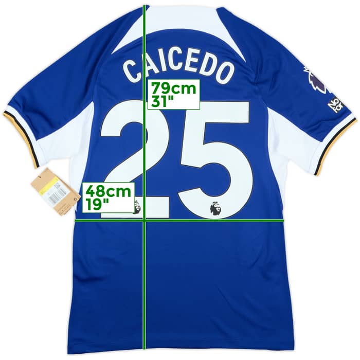 2023-24 Chelsea Home Shirt Caicedo #25 (S)