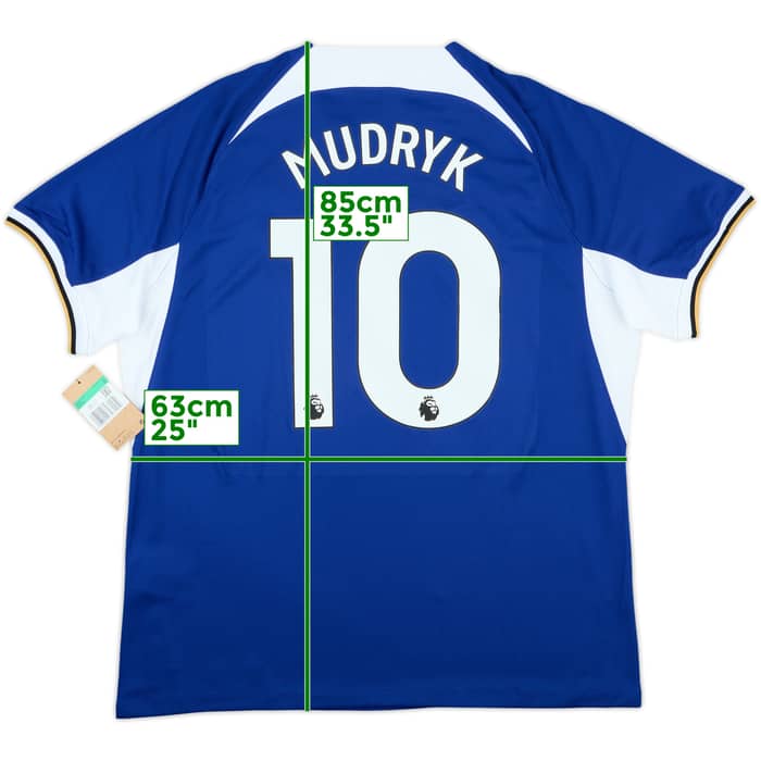 2023-24 Chelsea Home Shirt Mudryk #10 (XL)