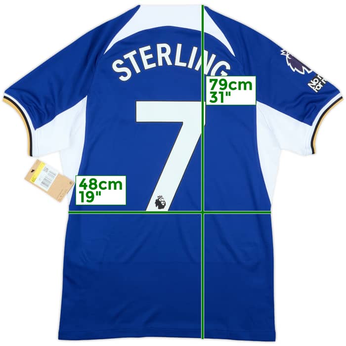 2023-24 Chelsea Home Shirt Sterling #7 (S)