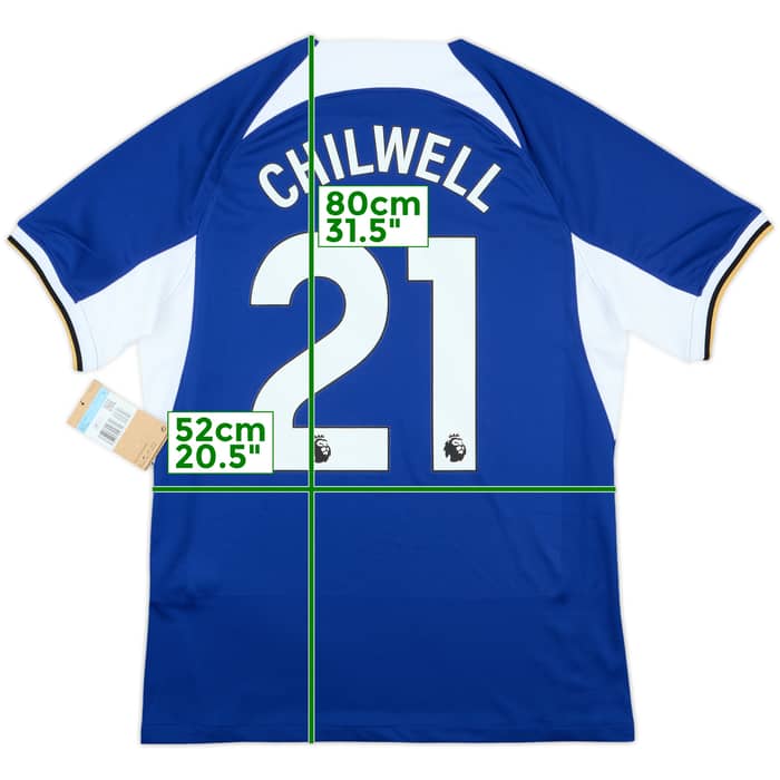 2023-24 Chelsea Home Shirt Chilwell #21 (M)