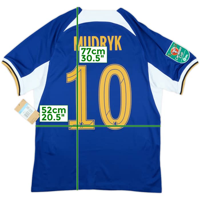 2023-24 Chelsea Home Shirt Mudryk #10 (M)