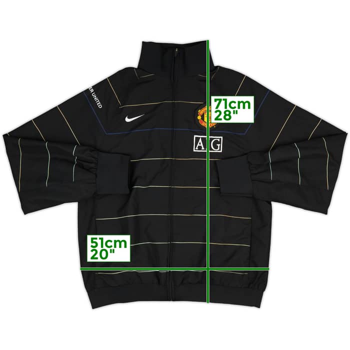 Vintage Rare Nike Manchester United Nylon Track Jacket Size