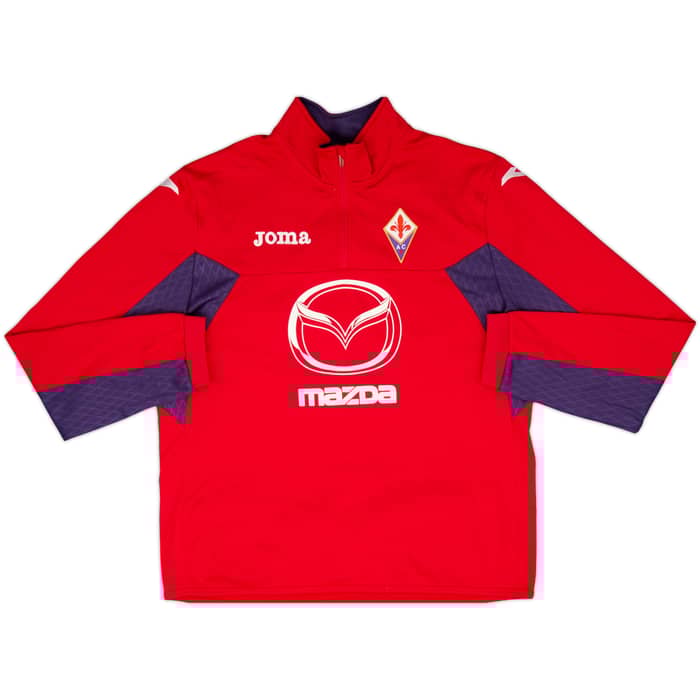 2012-13 Fiorentina Joma 1/4 Zip Drill Top - 8/10 - (XL)