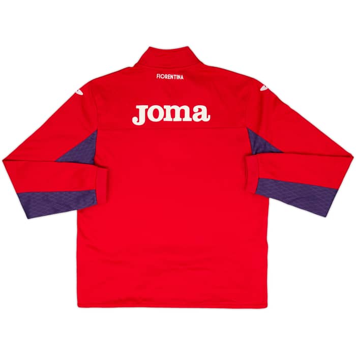 2012-13 Fiorentina Joma 1/4 Zip Drill Top - 8/10 - (XL)