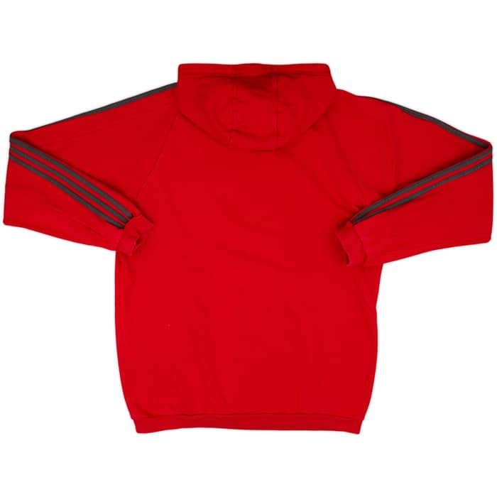 2009-10 Liverpool adidas Hooded Sweat Top - 7/10 - (M/L)
