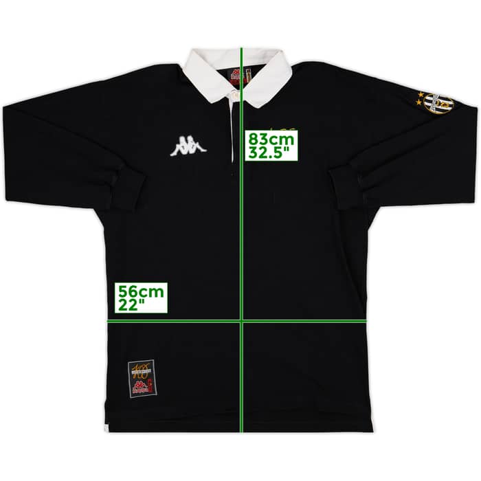 1997-98 Juventus Kappa Polo L/S Shirt - 8/10 - (XL)