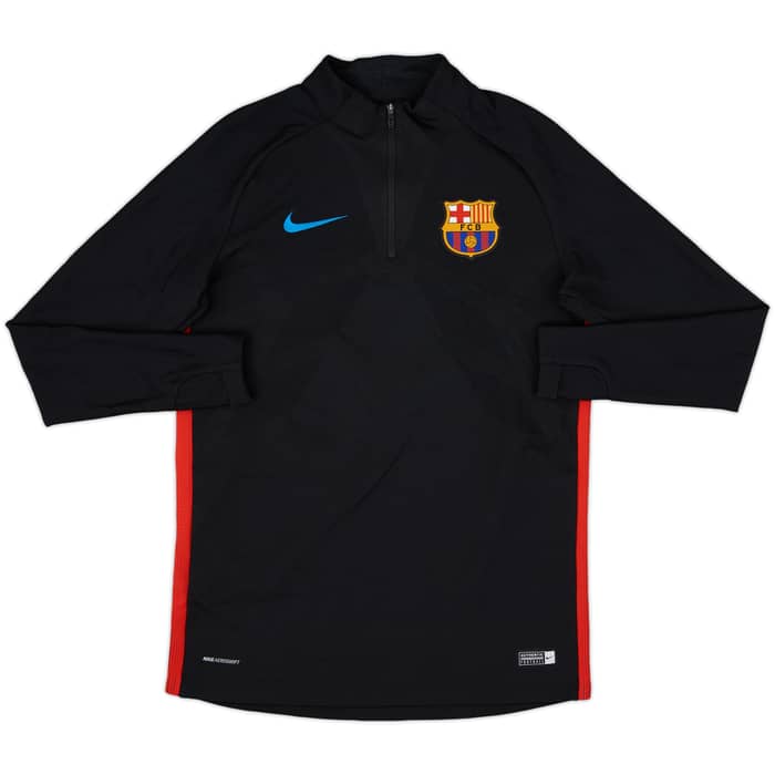 2017-18 Barcelona Nike Vaporknit 1/4 Zip Drill Top - 8/10 - (M)