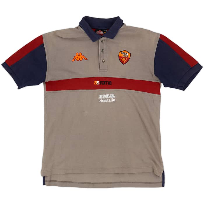 2000-01 Roma Kappa Polo Shirt - 7/10 - (M)