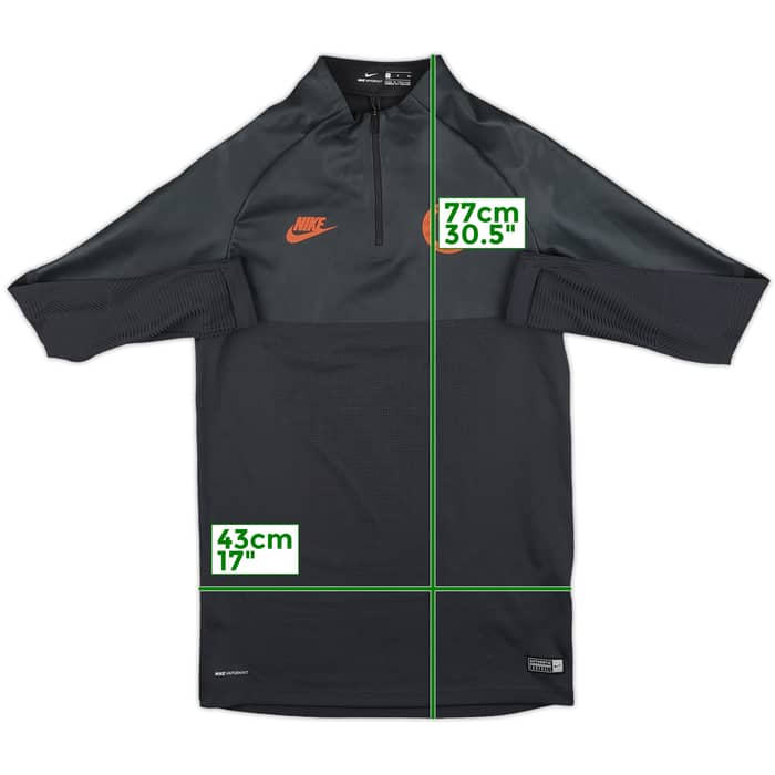 2019-20 Chelsea Nike Vaporknit 1/4 Zip Training Top - 8/10 - (S)