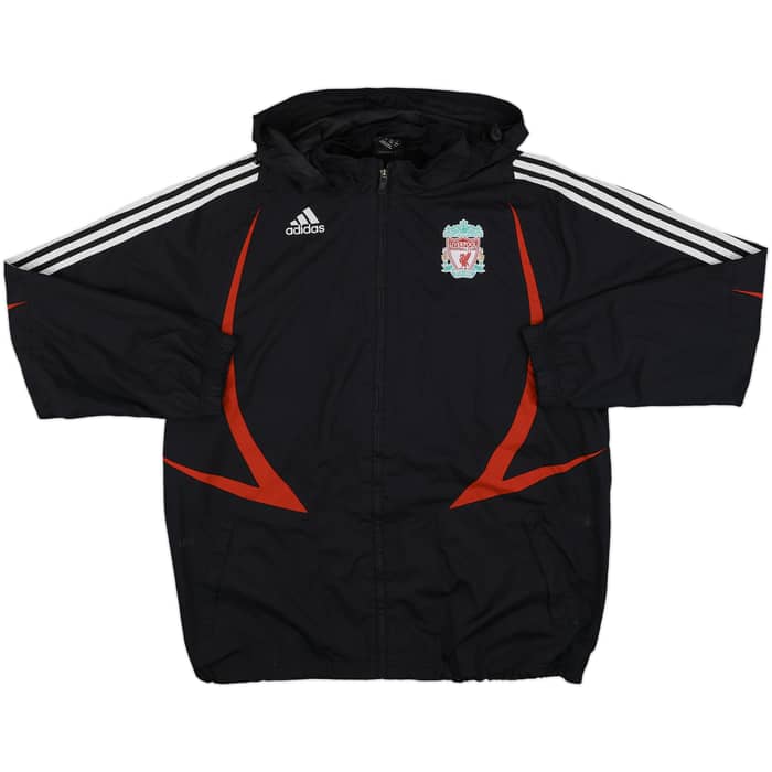 2007-08 Liverpool adidas Hooded Track Jacket - 8/10 - (L/XL)