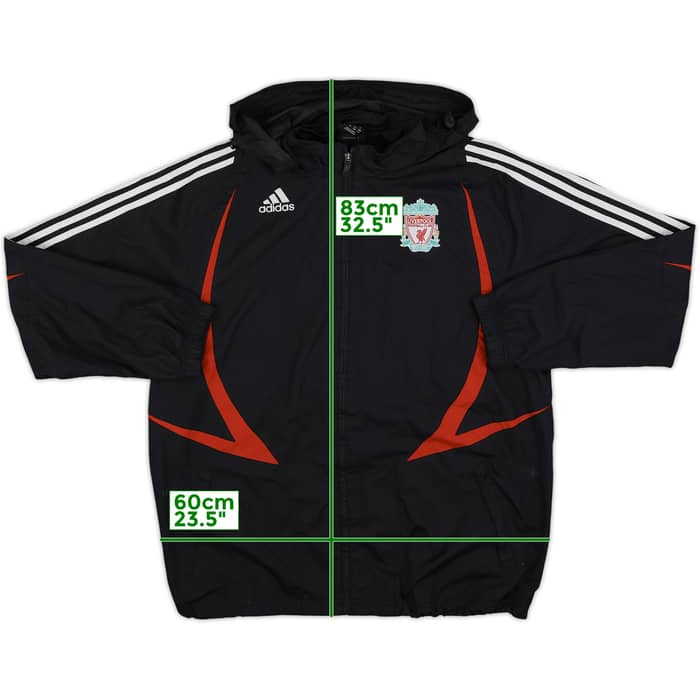 2007-08 Liverpool adidas Hooded Track Jacket - 8/10 - (L/XL)