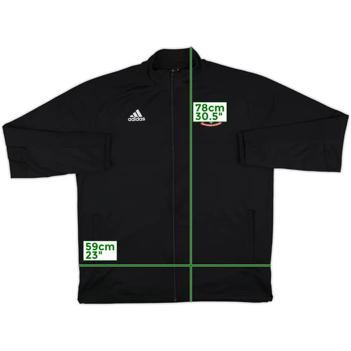 2017-18 Wales adidas Track Jacket - 8/10 - (XL)