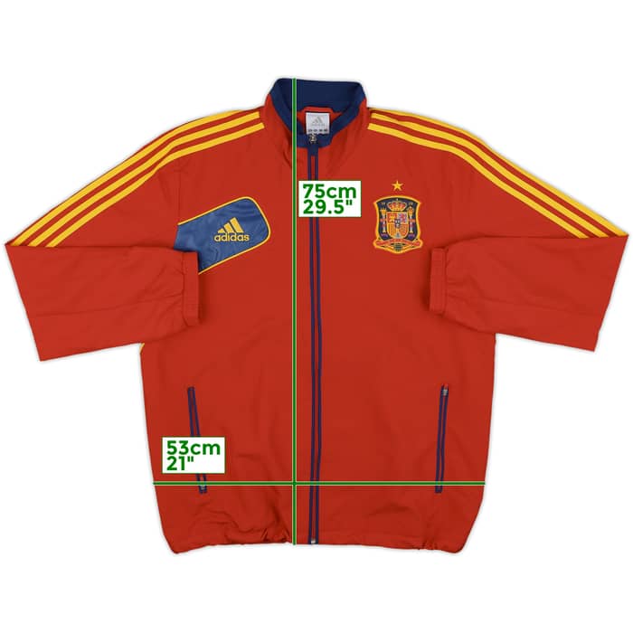 2012-13 Spain adidas Track Jacket - 8/10 - (L/XL)