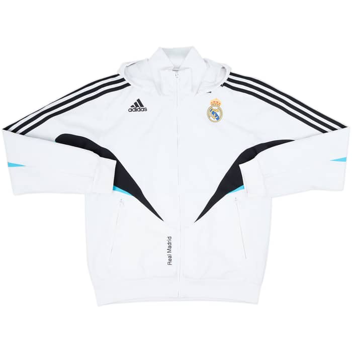2008-09 Real Madrid adidas Hooded Track Jacket - 7/10 - (S)