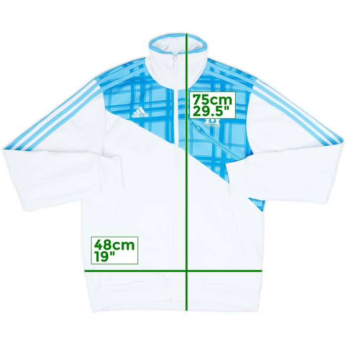 2010-11 Olympique Marseille adidas Track Jacket - 8/10 - (S)
