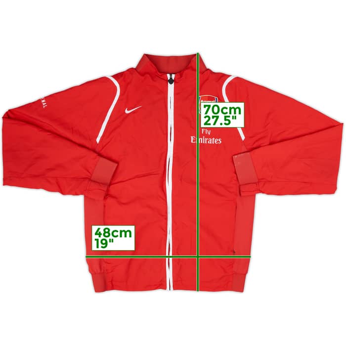 2006-07 Arsenal Nike Track Jacket - 8/10 - (M)
