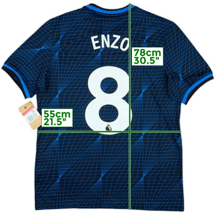 2023-24 Chelsea Away Shirt Enzo #8 (L)