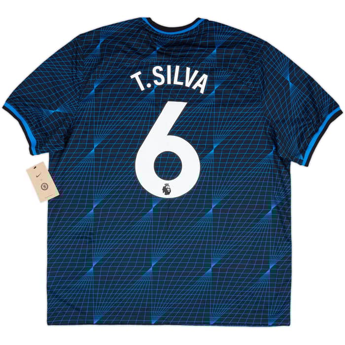 2023-24 Chelsea Away Shirt T. Silva #6 (XXL)