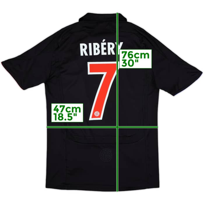 2007-08 Bayern Munich Third Shirt Ribery #7 - 8/10 - (S)