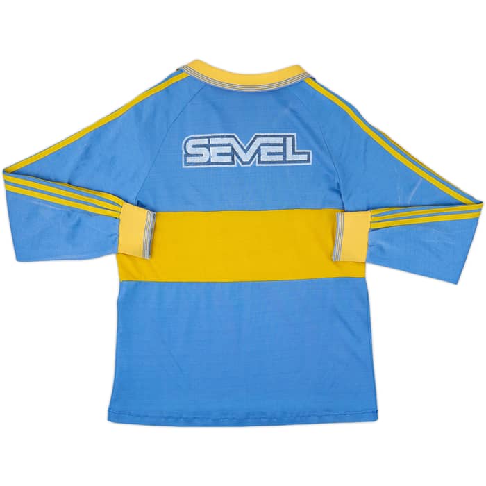 1989-90 Boca Juniors Home L/S Shirt - 6/10 - (S)