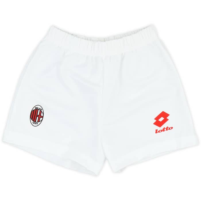 1994-95 AC Milan Basic Home L/S Shirt & Shorts - 9/10 - (S.Boys)