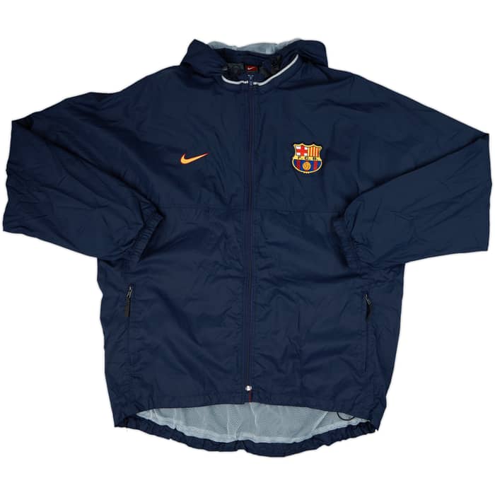 1999-00 Barcelona Nike Hooded Rain Jacket - 6/10 - (XL)