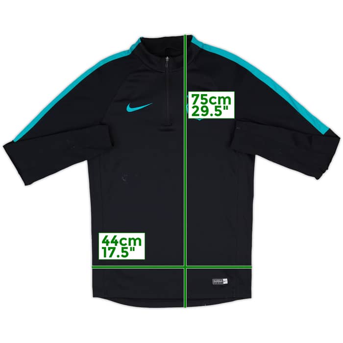 2016-17 Barcelona Nike 1/4 Zip Training Top - 7/10 - (S)