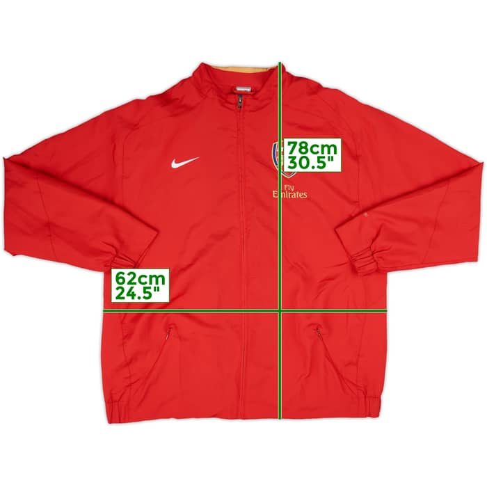 2008-09 Arsenal Nike Track Jacket - 8/10 - (XL)