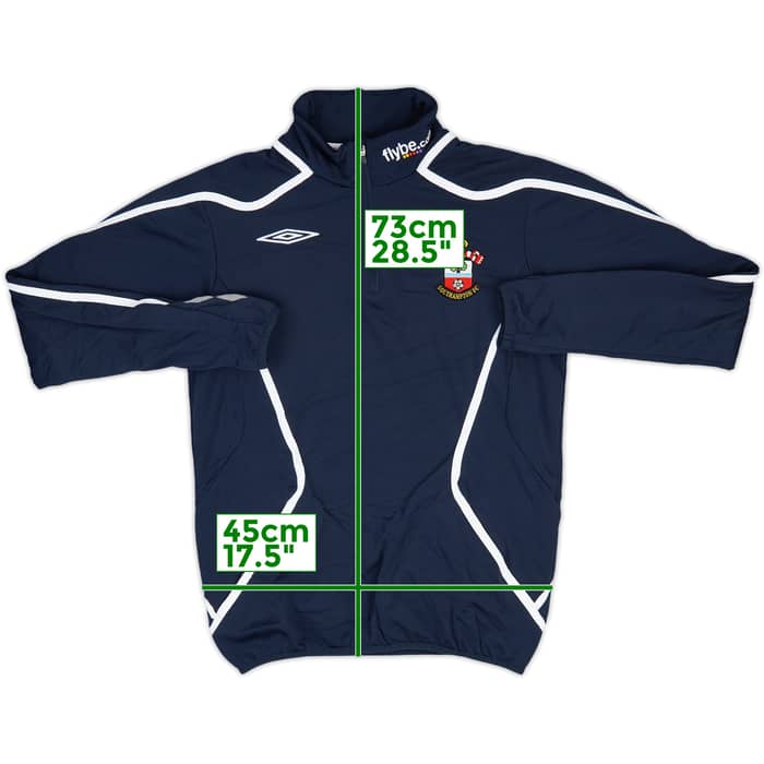 2007-08 Southampton Umbro 1/4 Zip Training Top - 8/10 - (S)