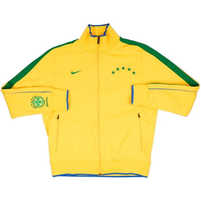 2010-11 Brazil Nike Track Jacket - 8/10 - (L)