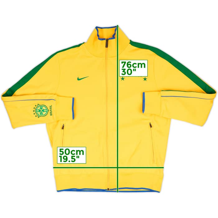 2010-11 Brazil Nike Track Jacket - 8/10 - (L)
