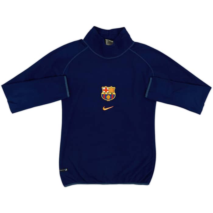 1998-00 Barcelona Nike Fleece Sweat Top - 6/10 - (S)