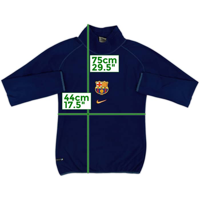 1998-00 Barcelona Nike Fleece Sweat Top - 6/10 - (S)