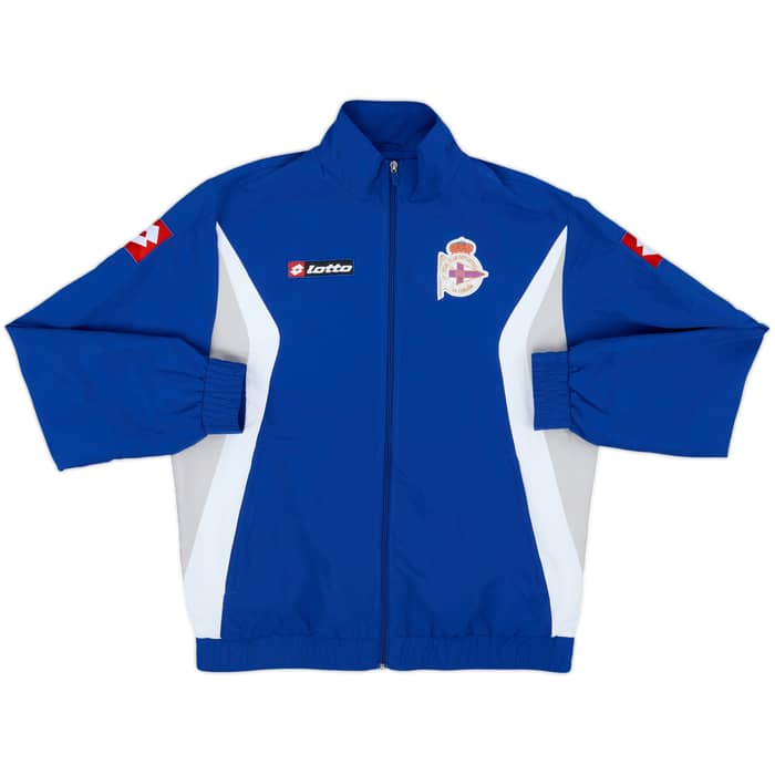 2011-12 Deportivo Lotto Track Jacket - 8/10 - (L)