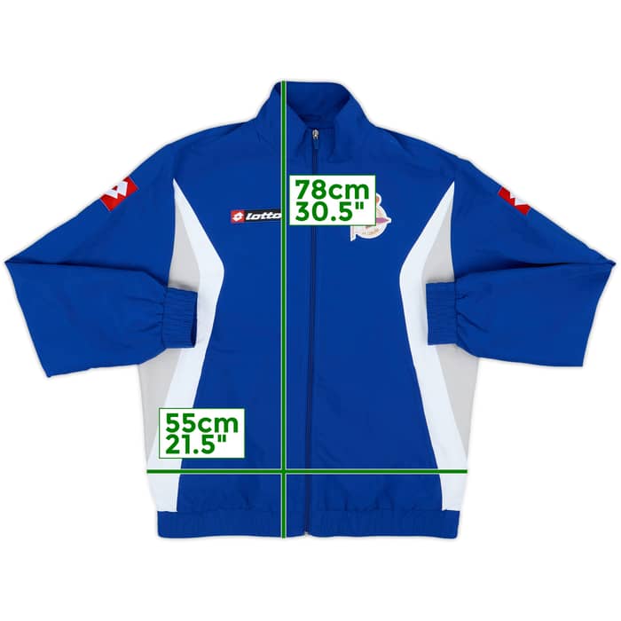 2011-12 Deportivo Lotto Track Jacket - 8/10 - (L)
