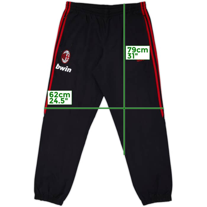 2009-10 AC Milan adidas Track Pants/Bottoms - 6/10 - (M/L)