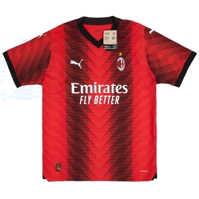 2023-24 AC Milan Authentic Home Shirt